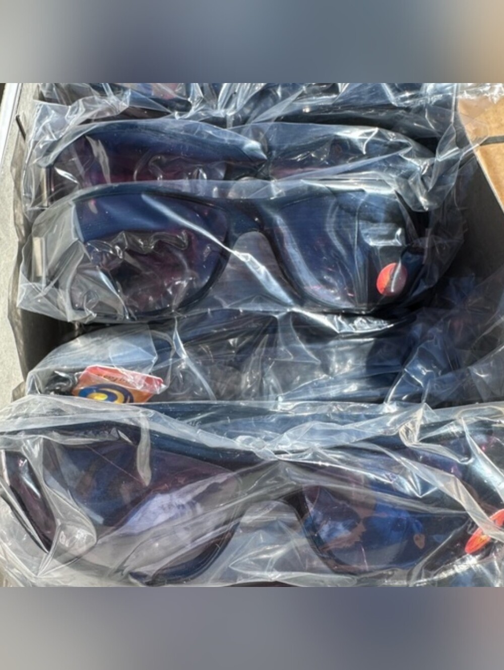 12 Pairs of Sleek Black Sunglasses With UV 400 Protection NWT